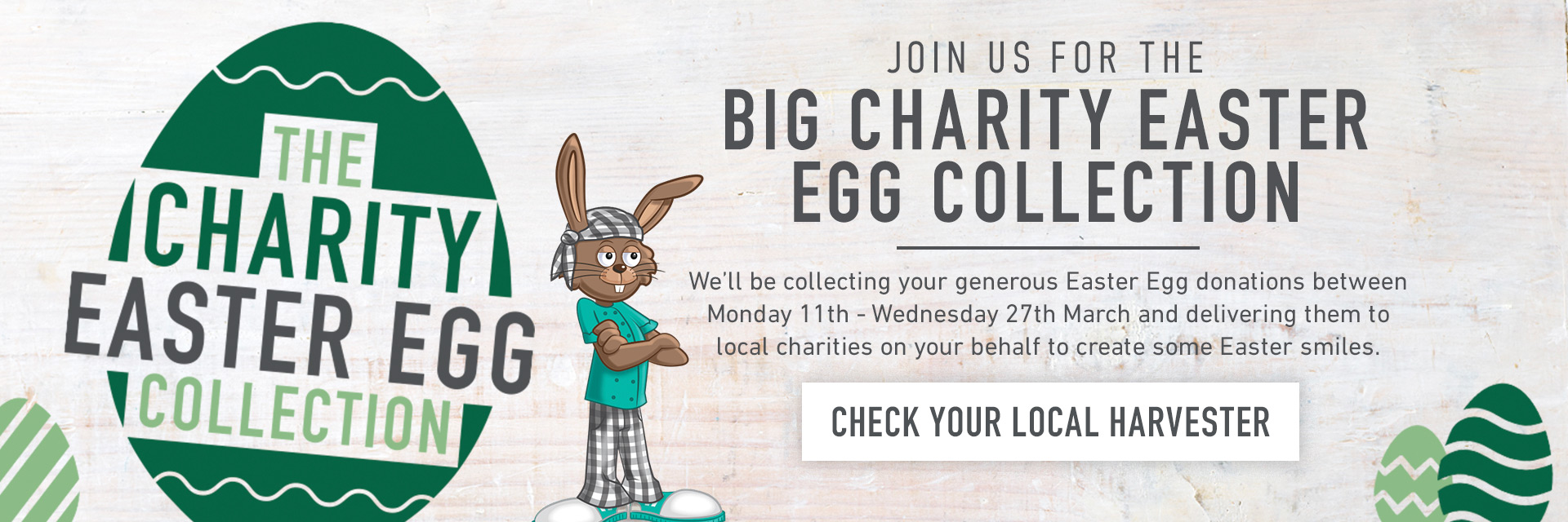 Easter Egg Collection at Harvester Trentham Lakes 
