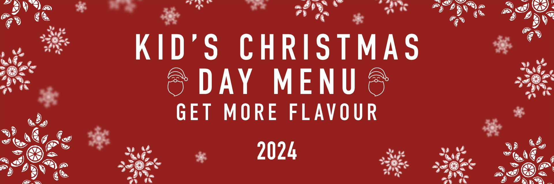 The Stag and Hounds Kids Christmas Day Menu  - Harvester 