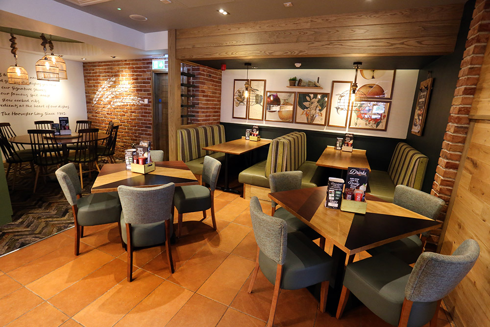 See Inside Harvester Newport Retail Park at Newport Harvester