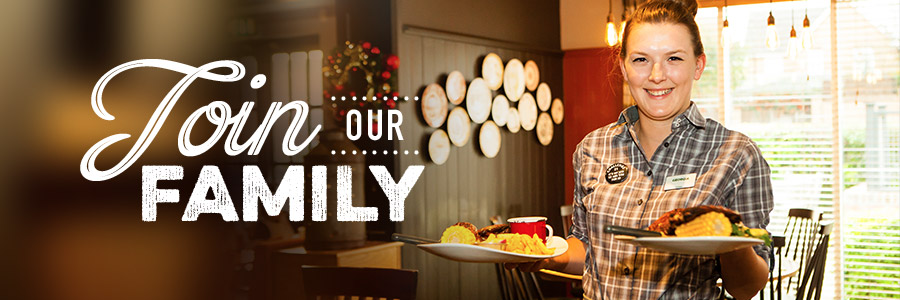 Join our family at Harvester